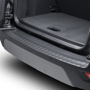 Oblikovana zaščita zadnjega odbijača, mat črna